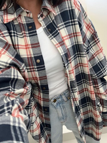 Koszula damska MAIN APPAREL RINA szary-ecru1.jpg