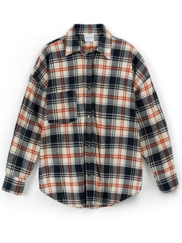 Koszula damska MAIN APPAREL RINA szary-ecru.jpg
